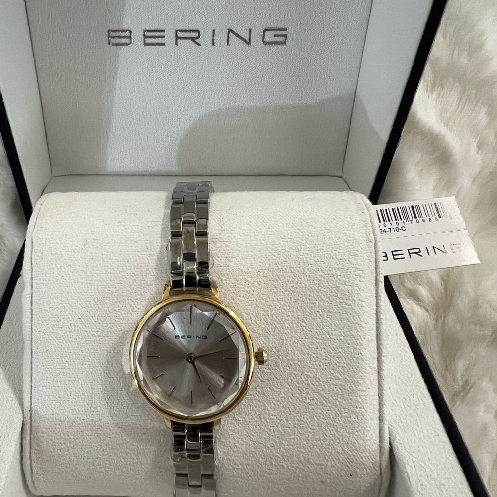 Ring Women's Two-Tone Silver and Gold Watch